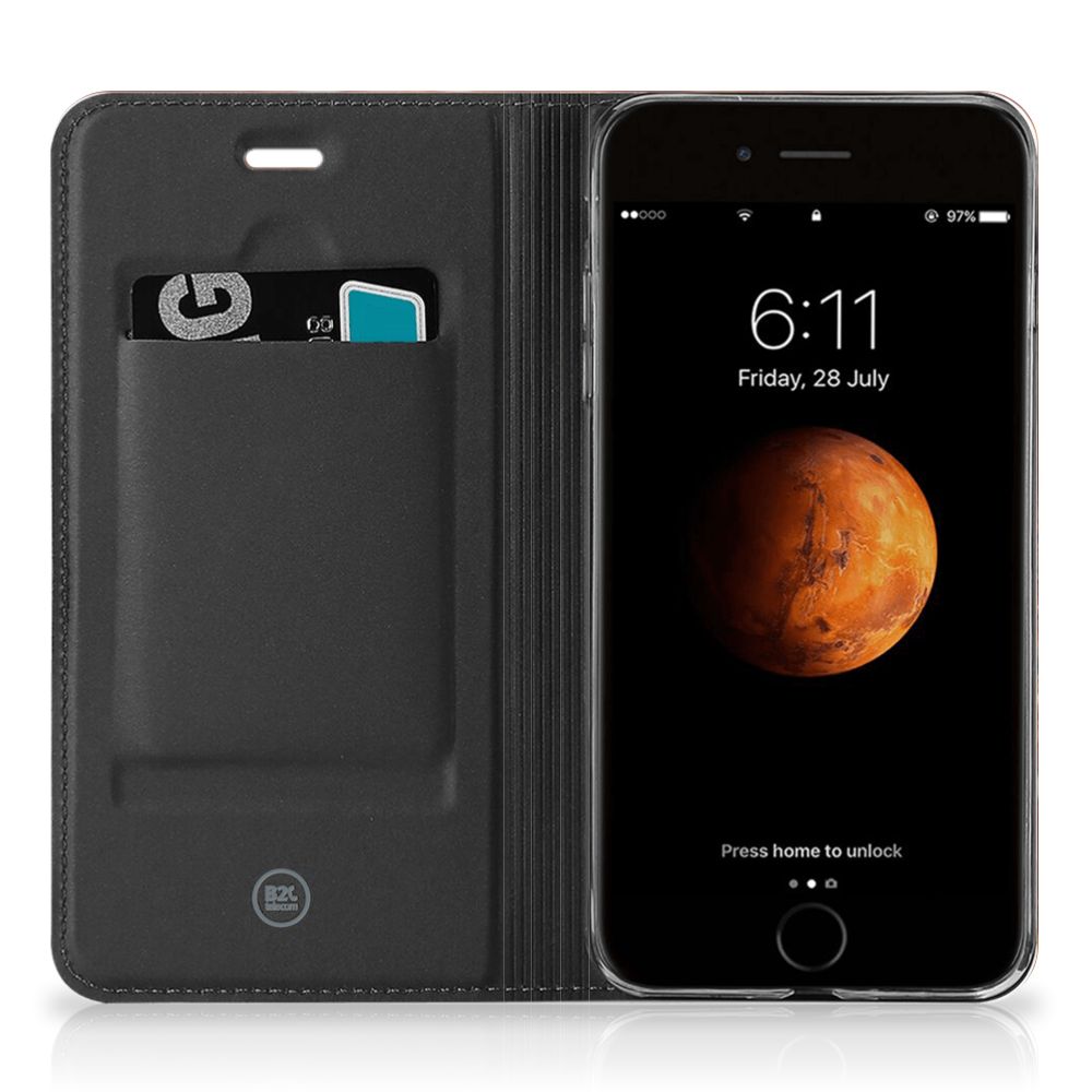 Apple iPhone 7 Plus | 8 Plus Standcase Marmer Bruin