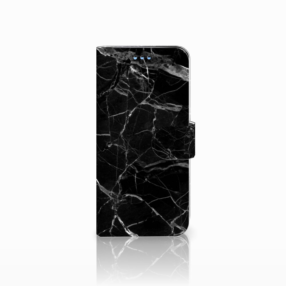 Samsung Galaxy S9 Bookcase Marmer Zwart - Origineel Cadeau Vader