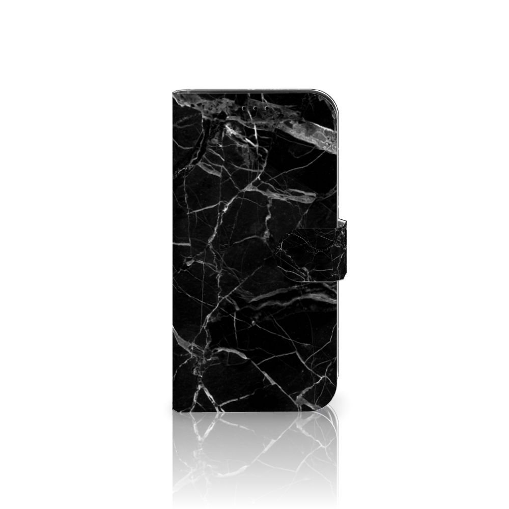 iPhone 13 Pro Bookcase Marmer Zwart - Origineel Cadeau Vader