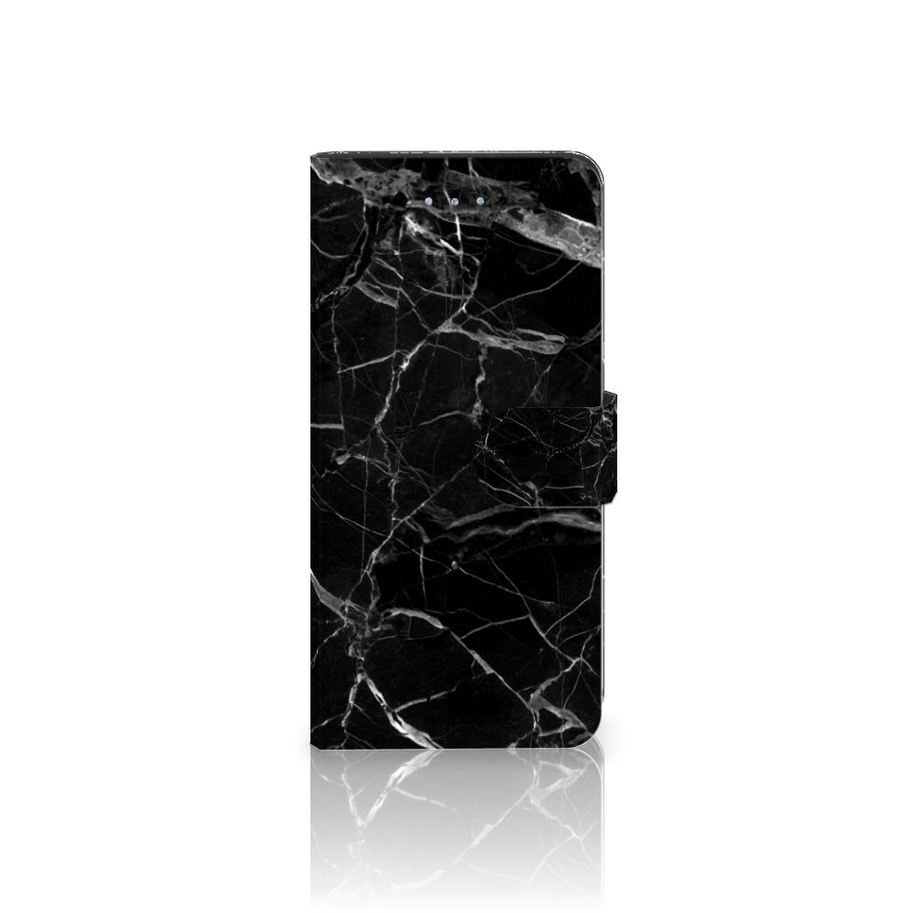 Apple iPhone 6 Plus | 6s Plus Bookcase Marmer Zwart - Origineel Cadeau Vader