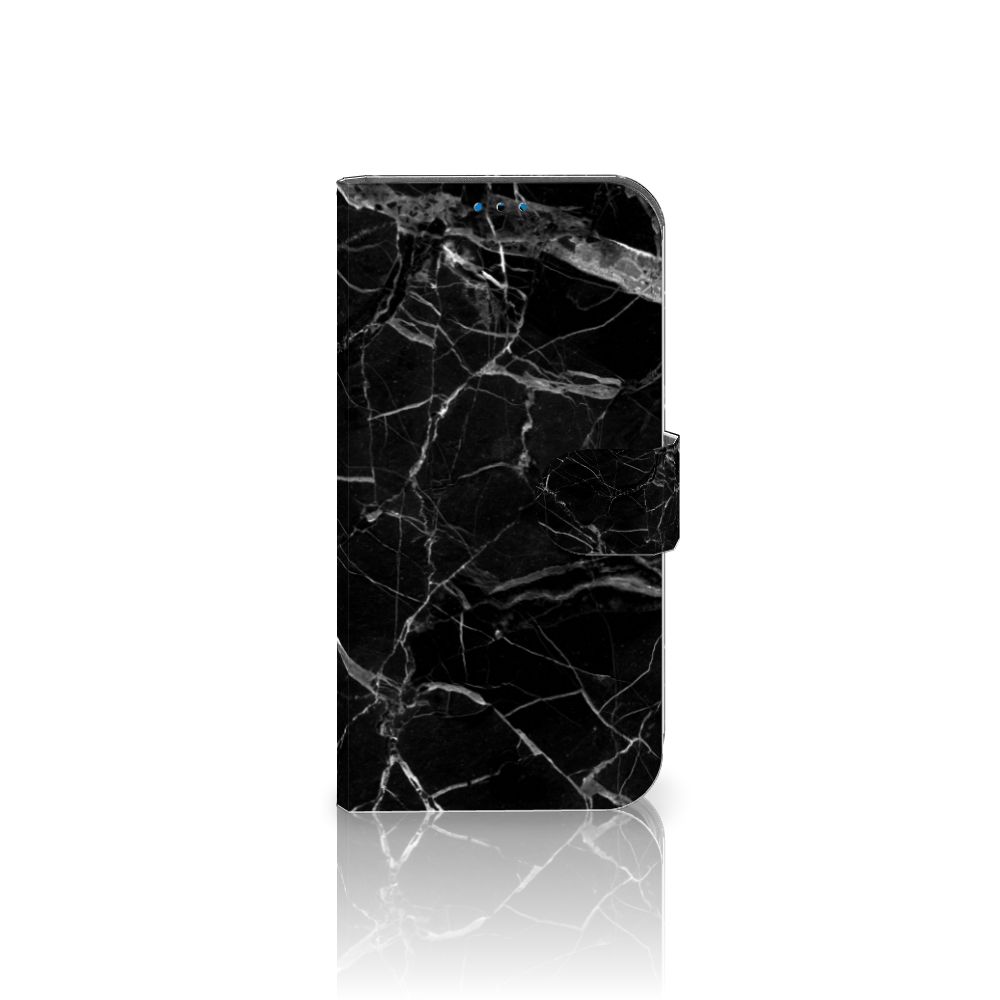 iPhone 14 Pro Bookcase Marmer Zwart - Origineel Cadeau Vader