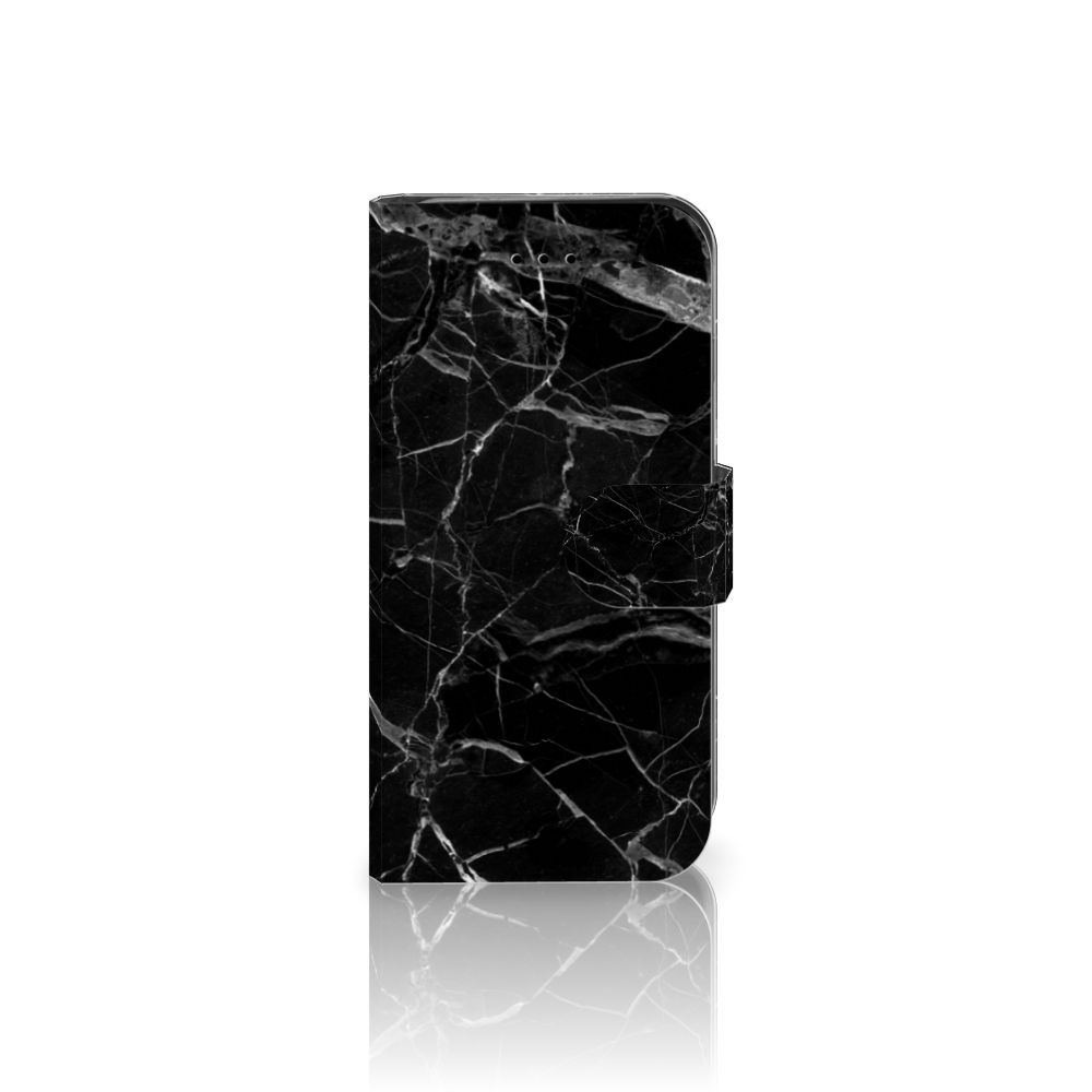 iPhone 7 | 8 | SE (2020) Bookcase Marmer Zwart - Origineel Cadeau Vader