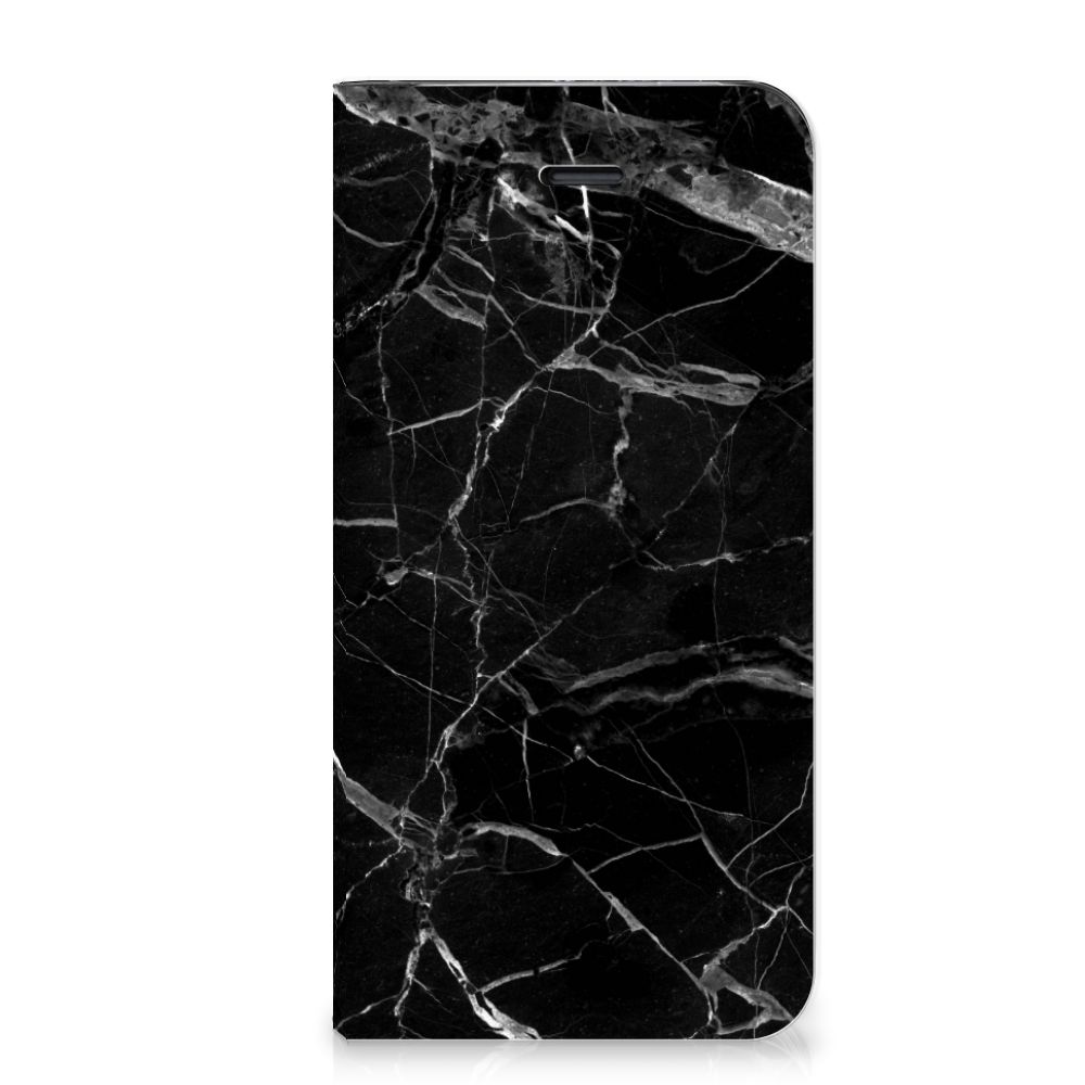 iPhone SE|5S|5 Standcase Marmer Zwart - Origineel Cadeau Vader