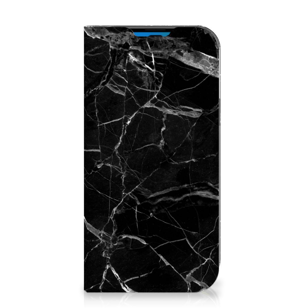 iPhone 14 Pro Standcase Marmer Zwart - Origineel Cadeau Vader