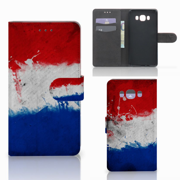Samsung Galaxy J7 2016 Uniek Boekhoesje Nederlandse Vlag