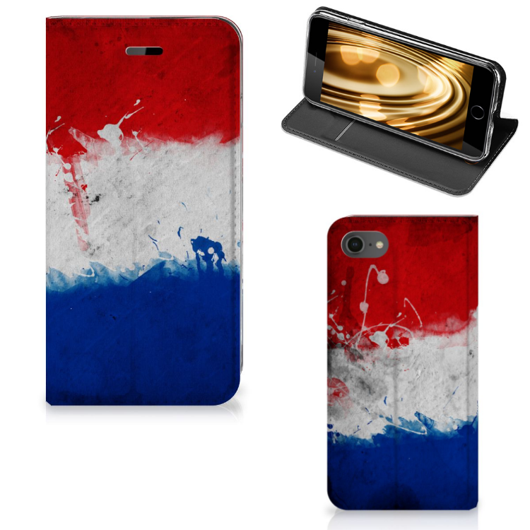 Apple iPhone 7 | 8 Uniek Standcase Hoesje Nederlandse Vlag