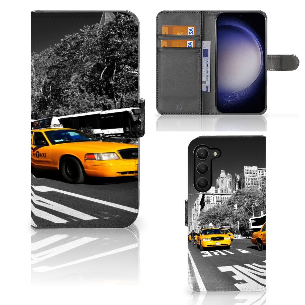 Samsung Galaxy S23 Plus Flip Cover New York Taxi