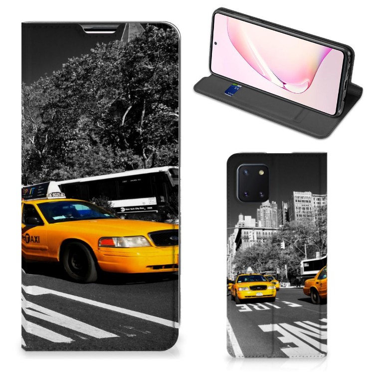 Samsung Galaxy Note 10 Lite Book Cover New York Taxi