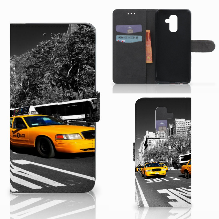 Samsung Galaxy A6 Plus 2018 Flip Cover New York Taxi