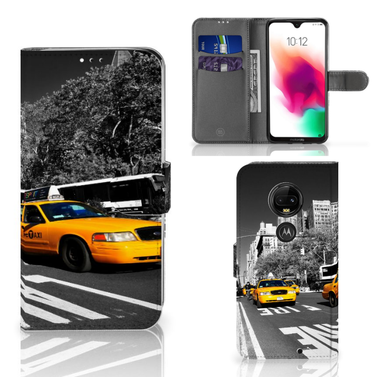 Motorola Moto G7 | G7 Plus Flip Cover New York Taxi