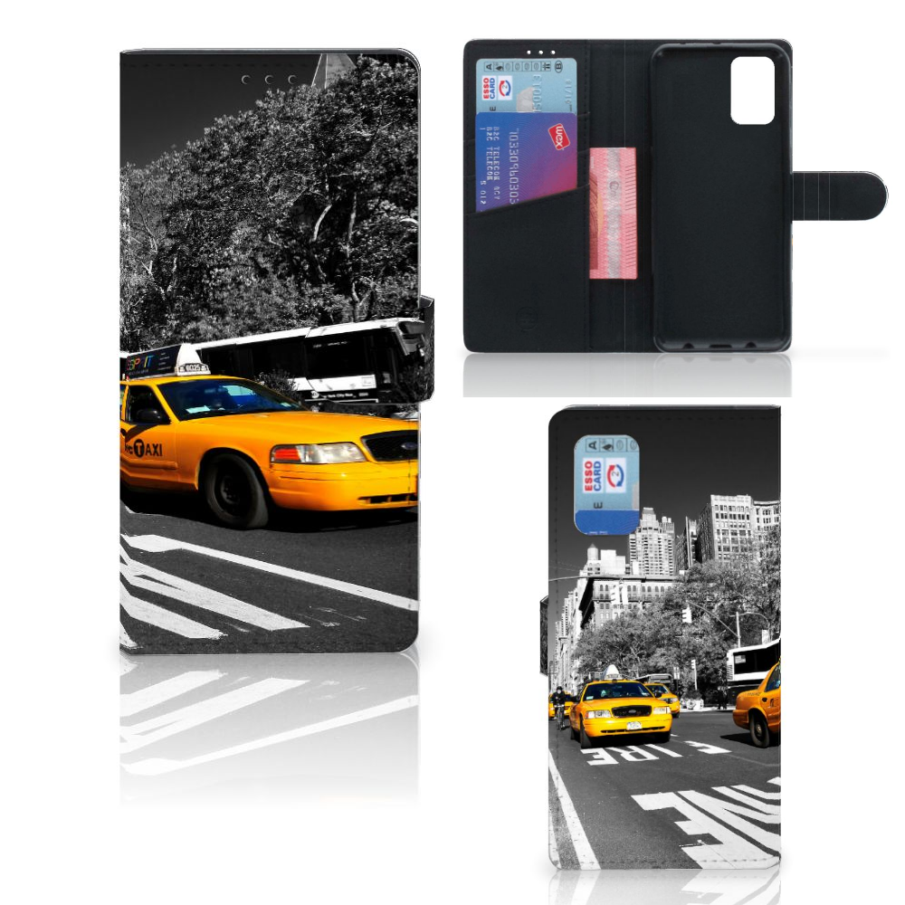 Samsung Galaxy A02s | M02s Flip Cover New York Taxi