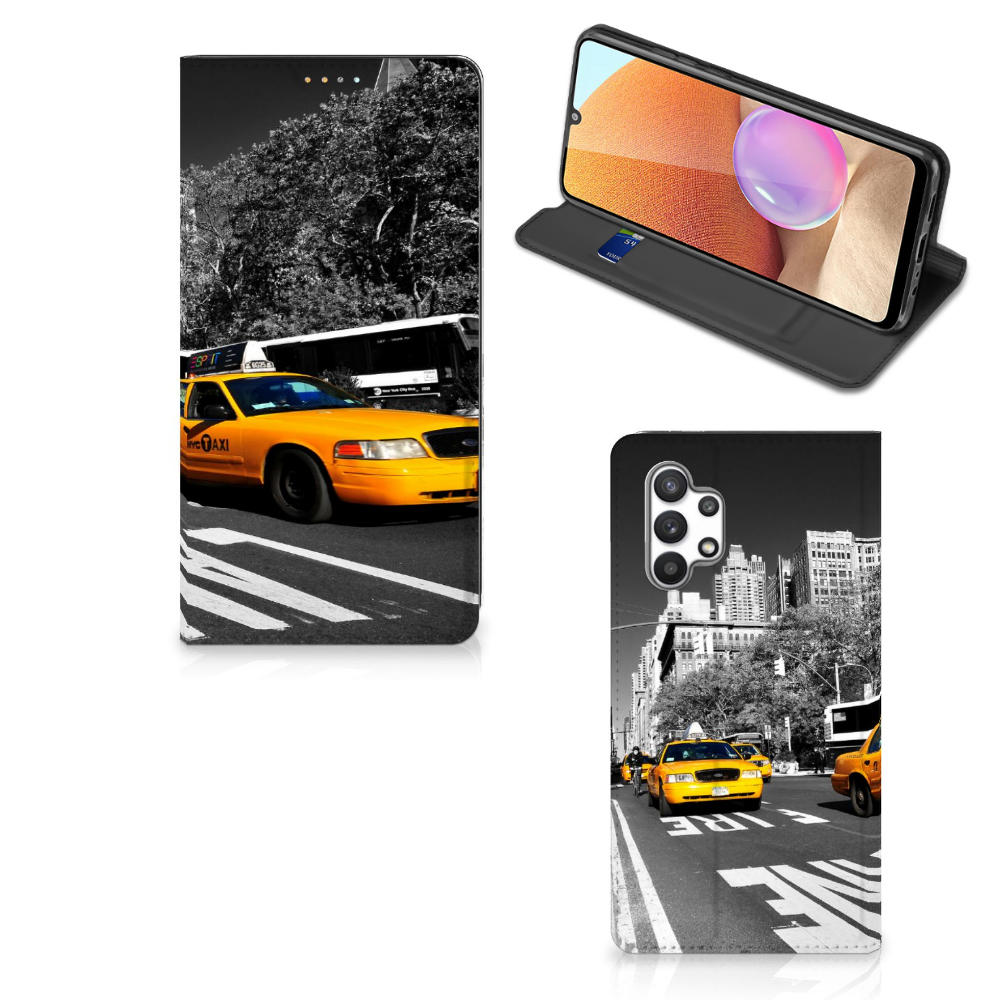 Samsung Galaxy A32 4G | A32 5G Enterprise Editie Book Cover New York Taxi