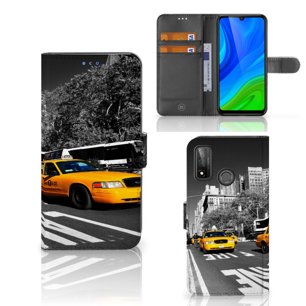 Huawei P Smart 2020 Flip Cover New York Taxi