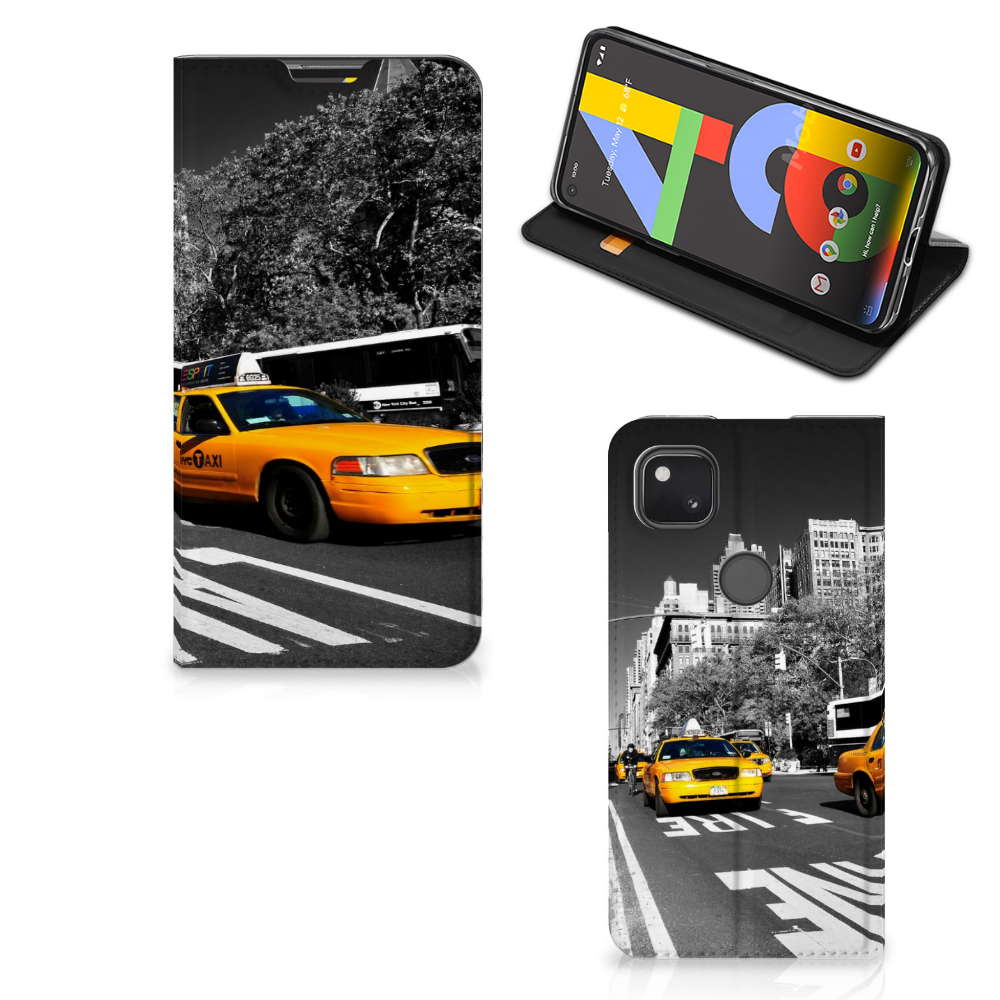 Google Pixel 4a Book Cover New York Taxi