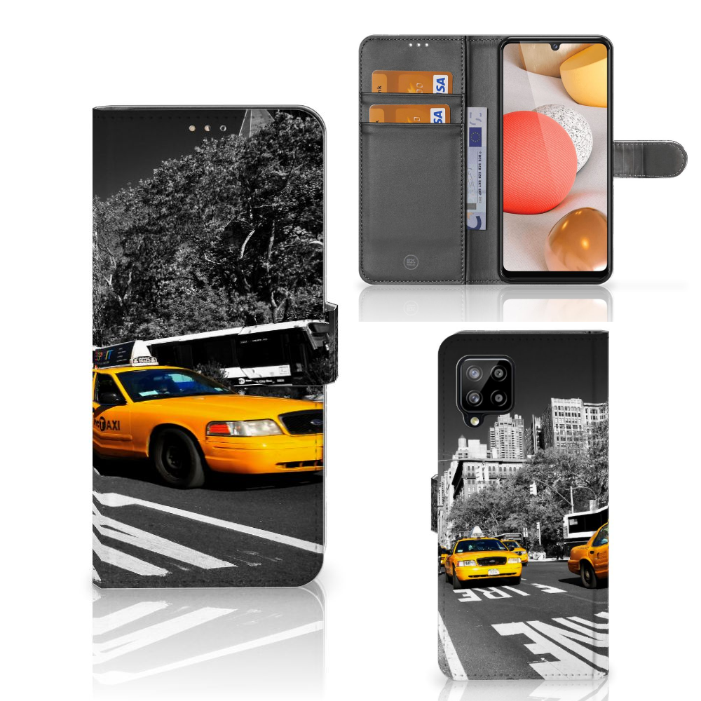 Samsung Galaxy A42 5G Flip Cover New York Taxi