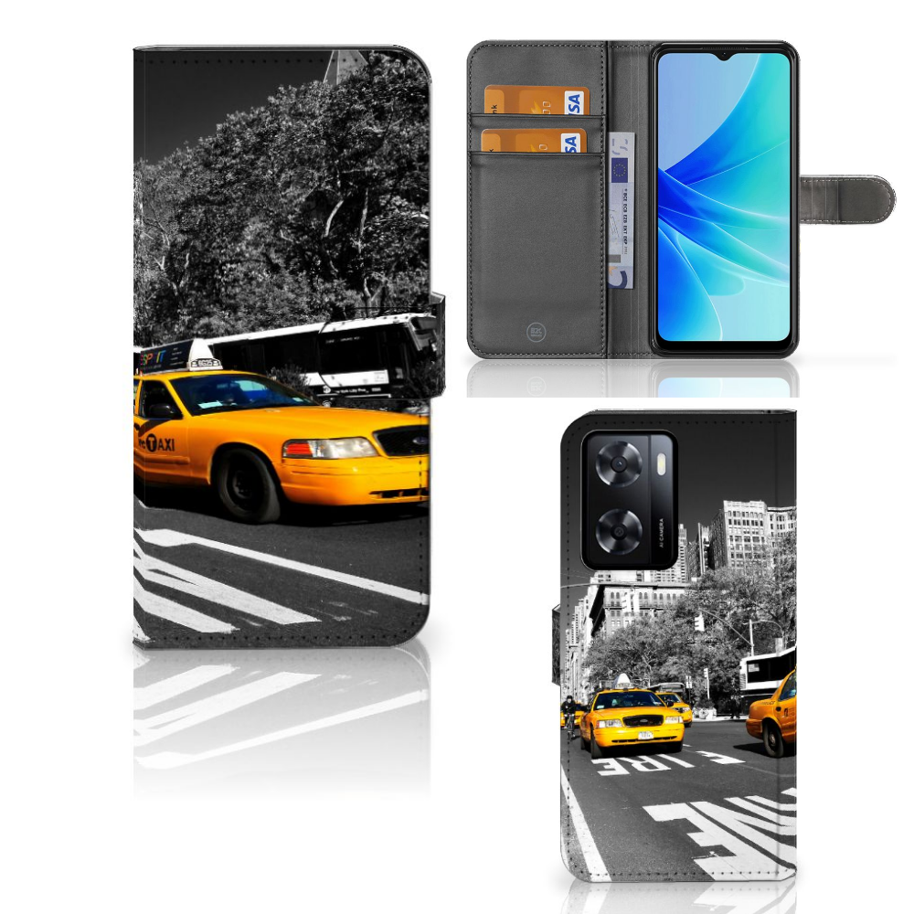 PPO A57 | A57s | A77 4G Flip Cover New York Taxi