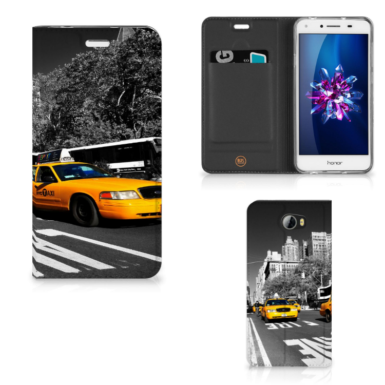Huawei Y5 2 | Y6 Compact Book Cover New York Taxi