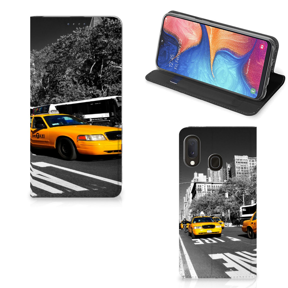 Samsung Galaxy A20e Book Cover New York Taxi