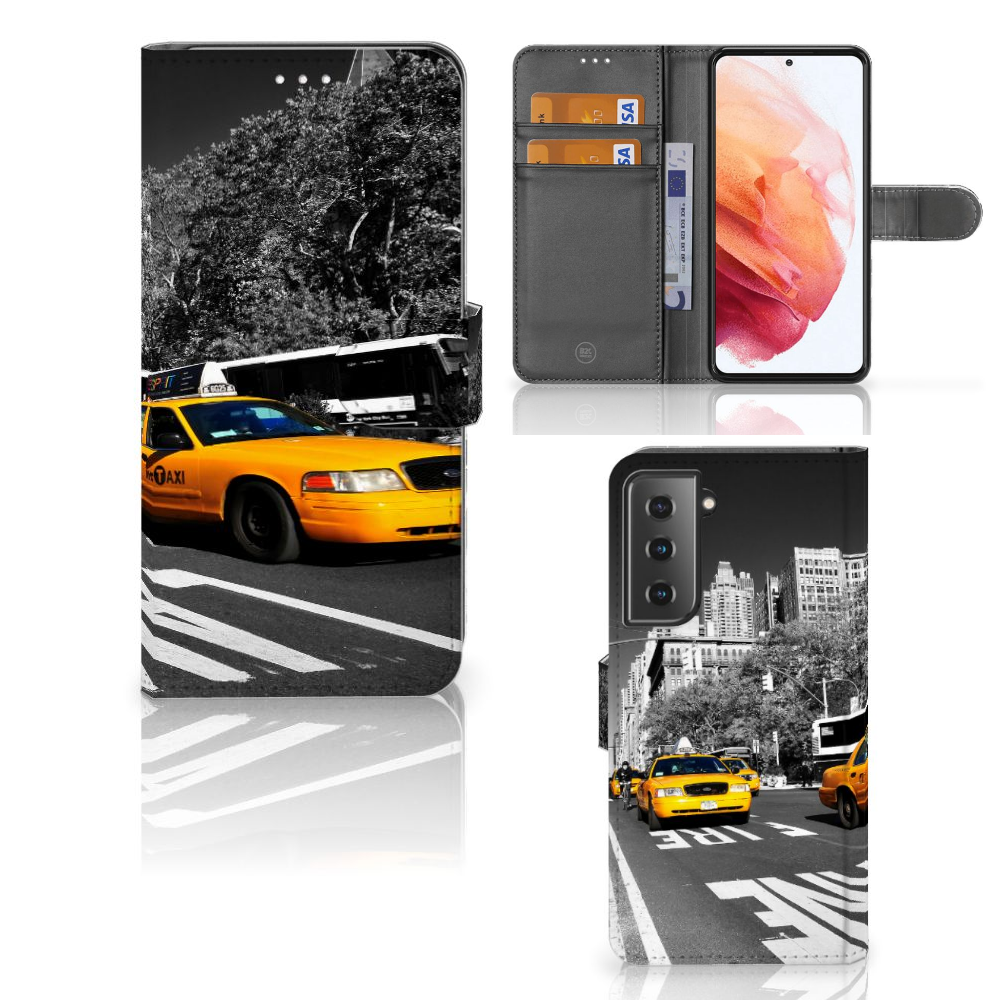 Samsung Galaxy S21 Flip Cover New York Taxi