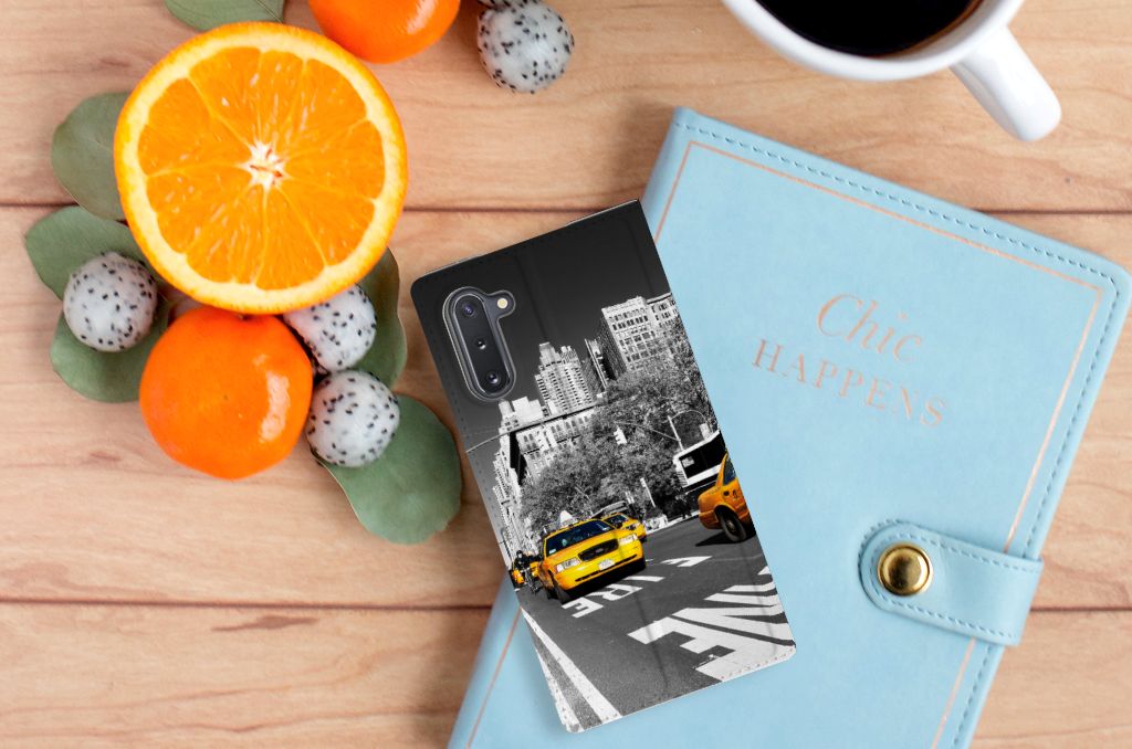 Samsung Galaxy Note 10 Book Cover New York Taxi