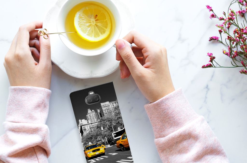Sony Xperia 10 Plus Book Cover New York Taxi