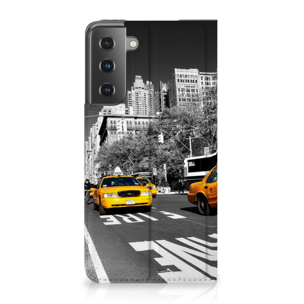 Samsung Galaxy S21 Book Cover New York Taxi