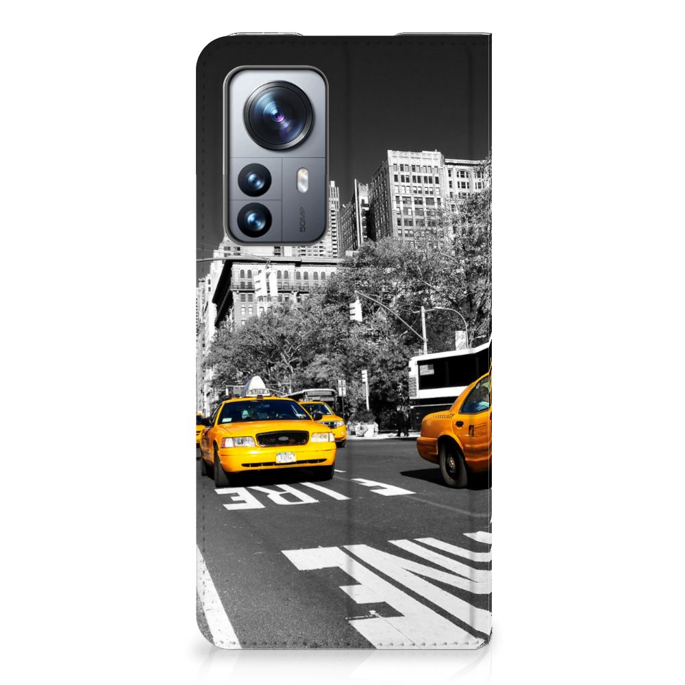 Xiaomi 12 Pro Book Cover New York Taxi