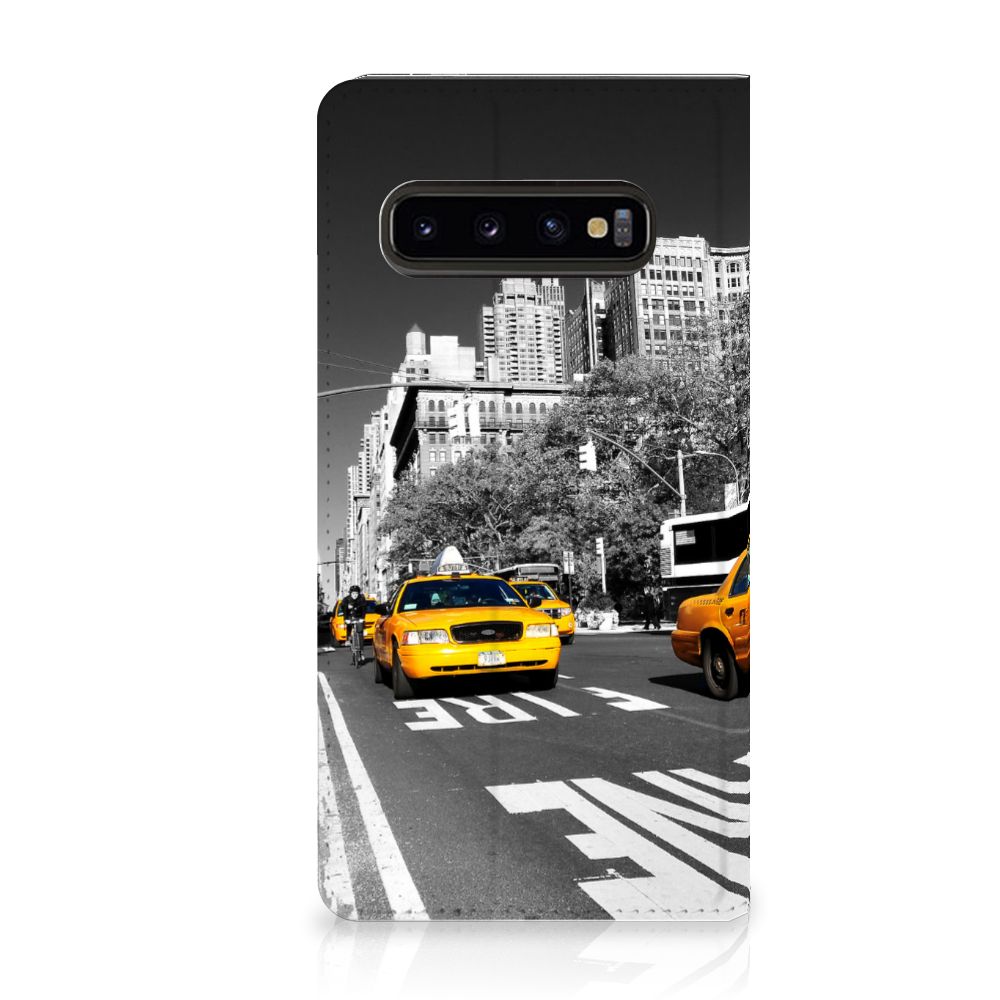 Samsung Galaxy S10 Book Cover New York Taxi