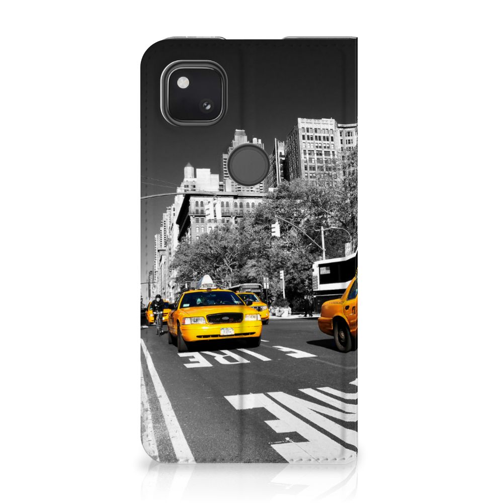 Google Pixel 4a Book Cover New York Taxi