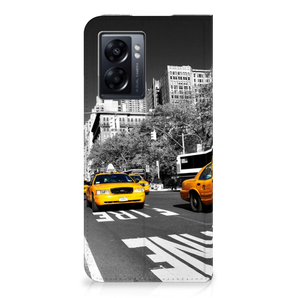 OPPO A77 5G | A57 5G Book Cover New York Taxi