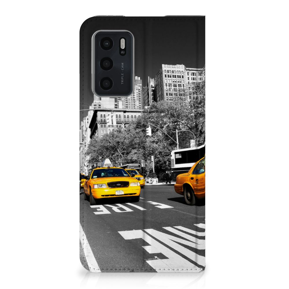 OPPO A54s | A16 | A16s Book Cover New York Taxi