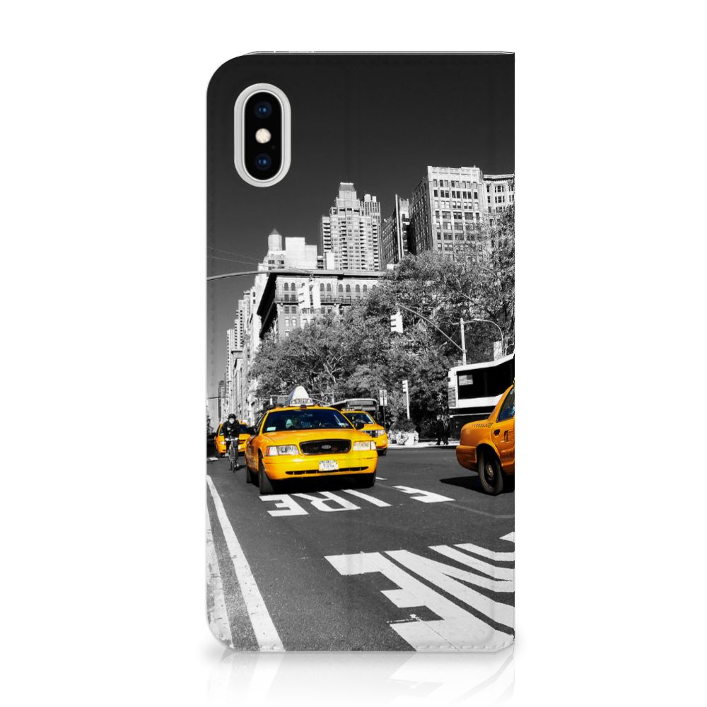 Apple iPhone Xs Max Book Cover New York Taxi