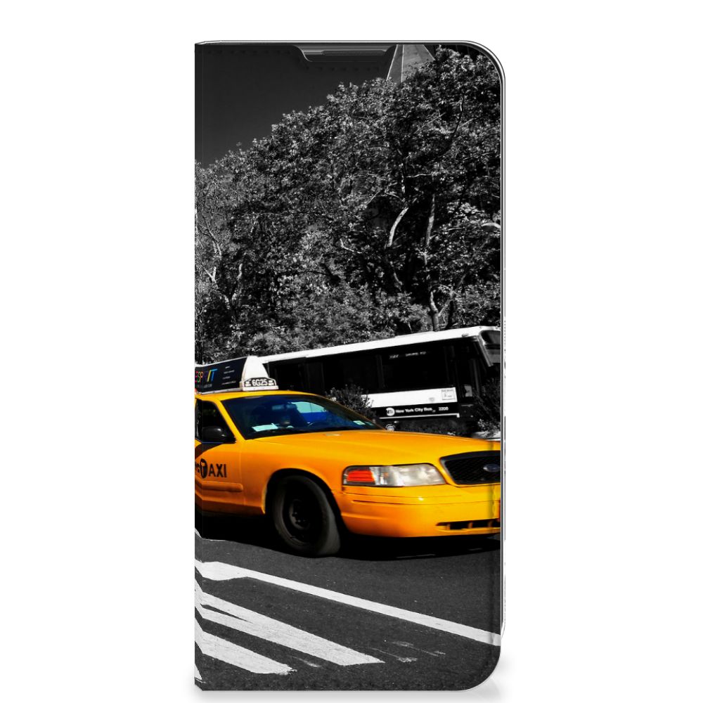 Motorola Moto G9 Play Book Cover New York Taxi