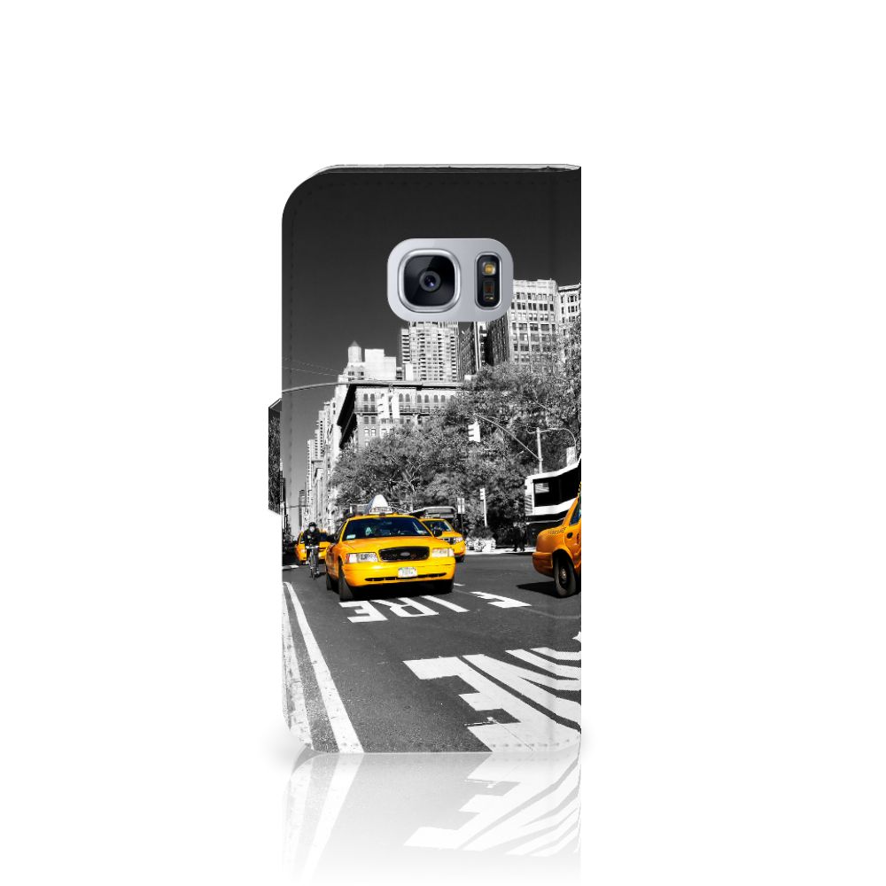 Samsung Galaxy S7 Flip Cover New York Taxi