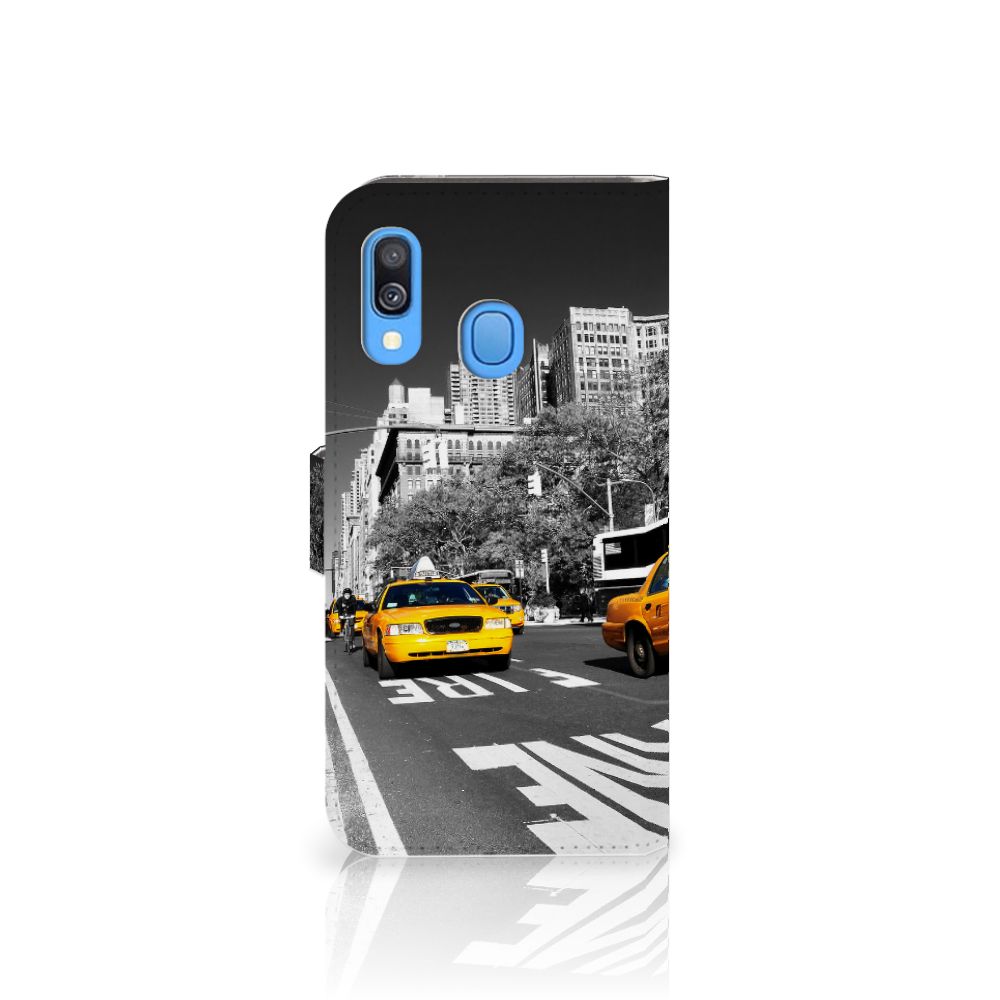 Samsung Galaxy A40 Flip Cover New York Taxi