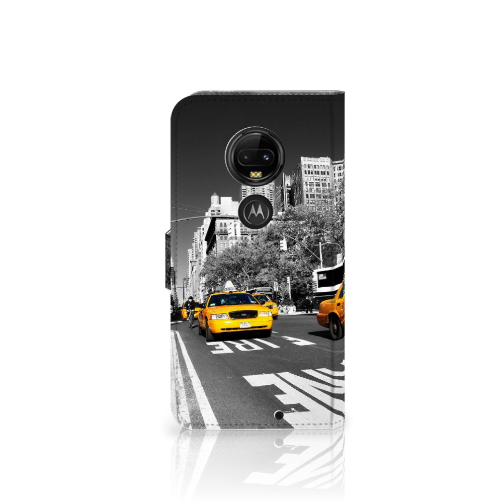 Motorola Moto G7 | G7 Plus Flip Cover New York Taxi