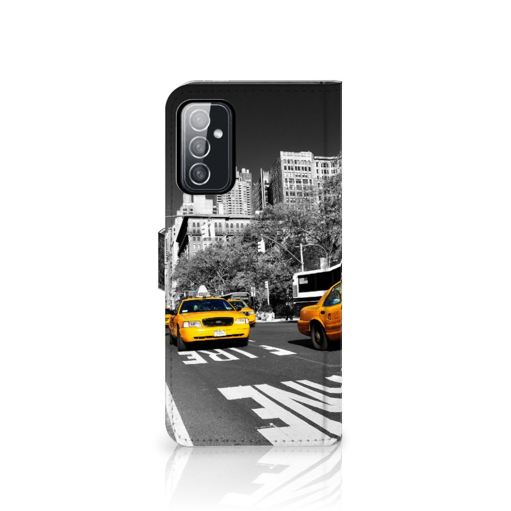 Samsung Galaxy M52 Flip Cover New York Taxi