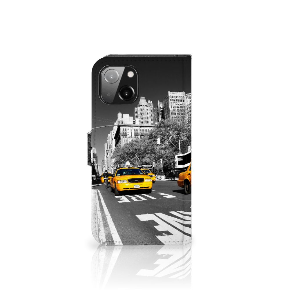 Apple iPhone 13 Flip Cover New York Taxi