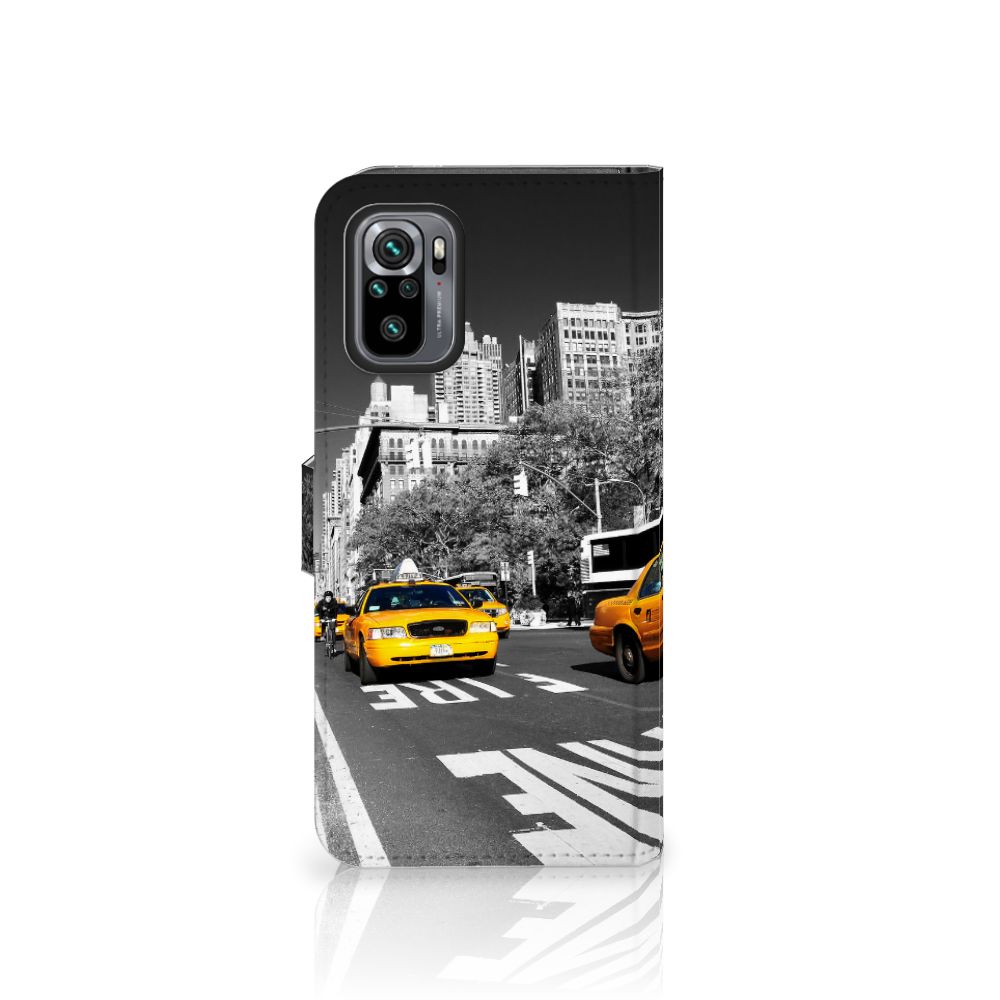Xiaomi Redmi Note 10S | 10 4G | Poco M5s Flip Cover New York Taxi