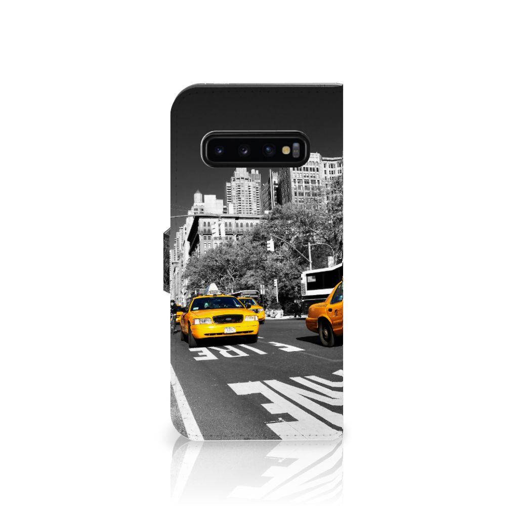 Samsung Galaxy S10 Plus Flip Cover New York Taxi
