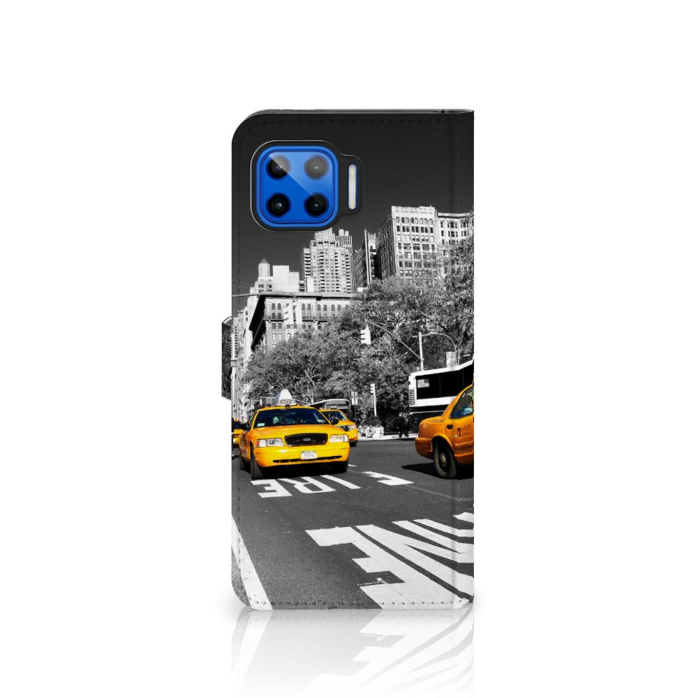 Motorola Moto G 5G Plus Flip Cover New York Taxi
