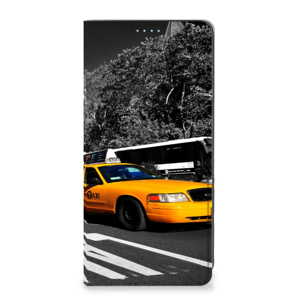 Samsung Galaxy A21s Book Cover New York Taxi