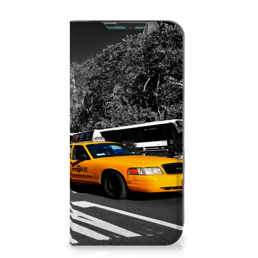 Motorola G8 Plus Book Cover New York Taxi