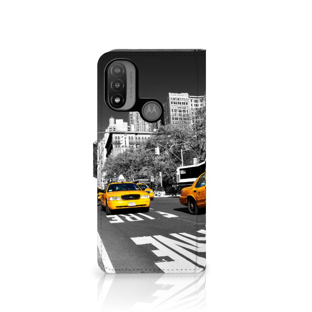 Motorola Moto E20 | E30 | E40 Flip Cover New York Taxi
