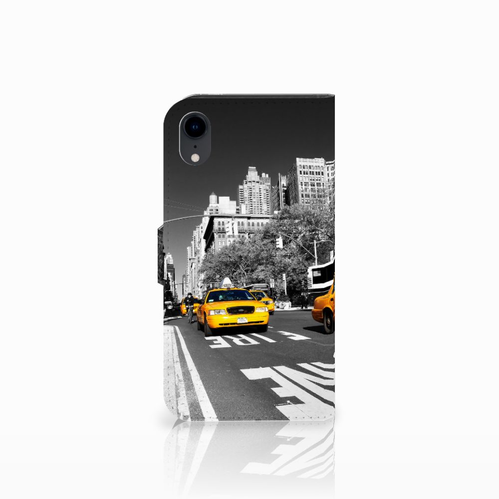 Apple iPhone Xr Flip Cover New York Taxi
