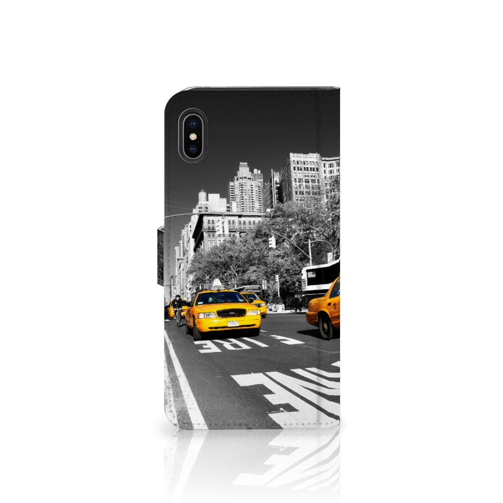 Apple iPhone Xs Max Flip Cover New York Taxi