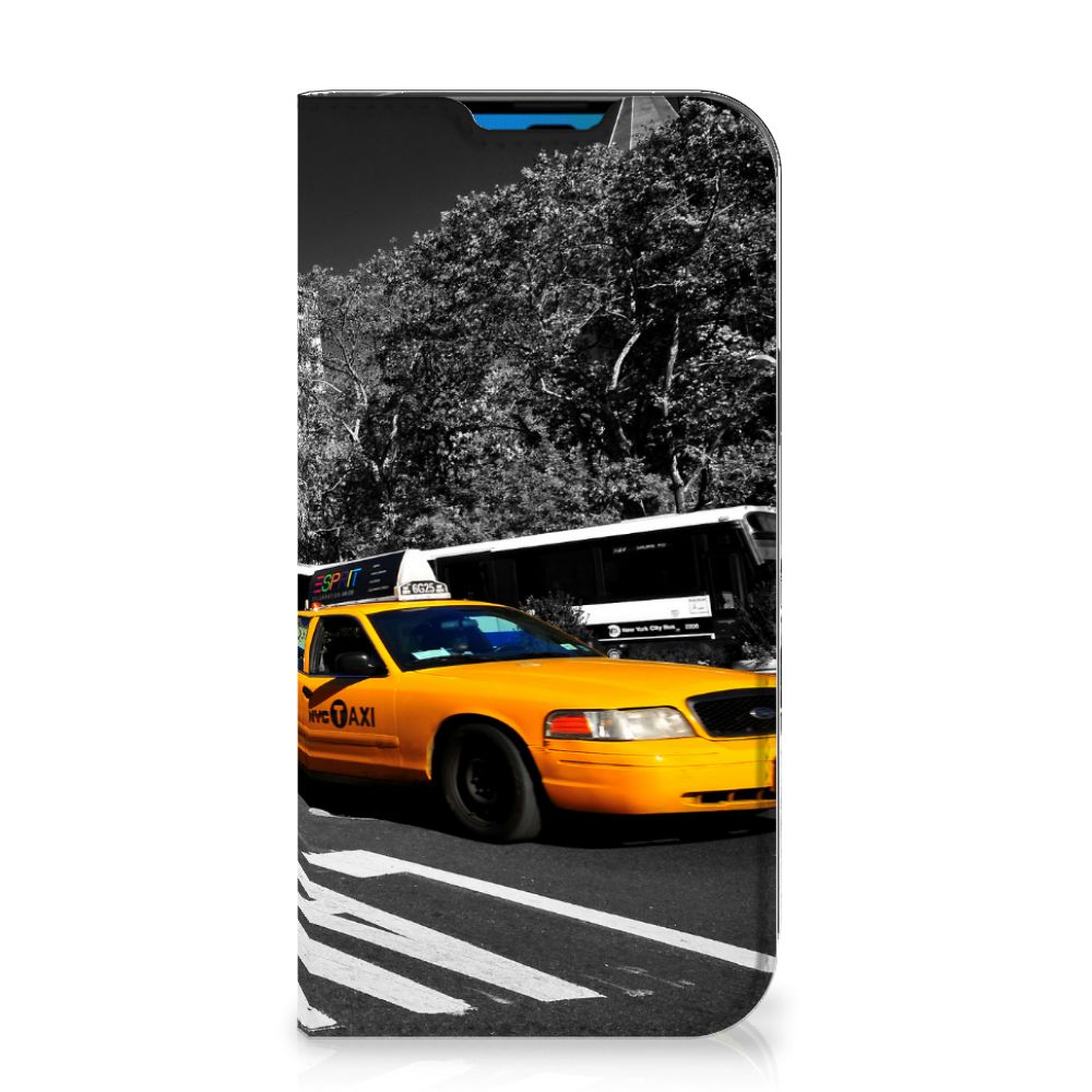 iPhone 14 Pro Book Cover New York Taxi
