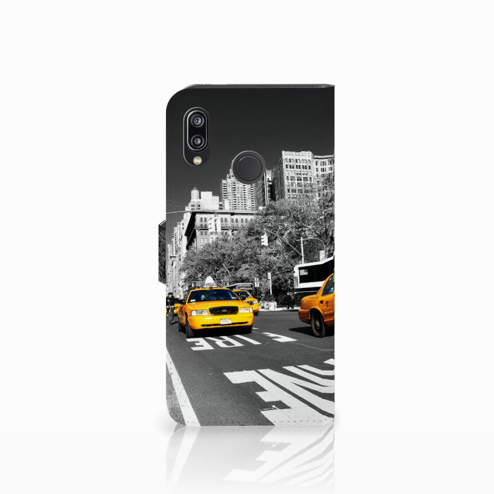 Huawei P20 Lite Flip Cover New York Taxi