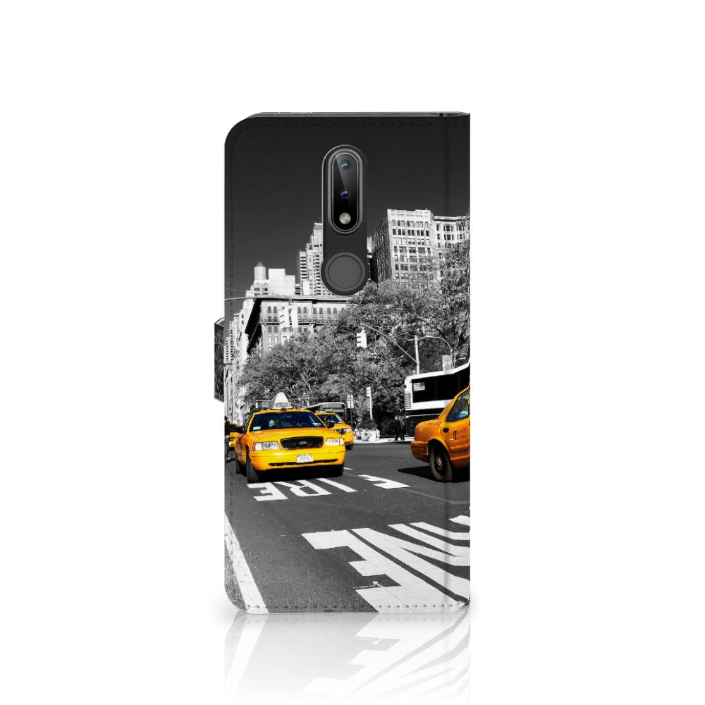 Nokia 2.4 Flip Cover New York Taxi