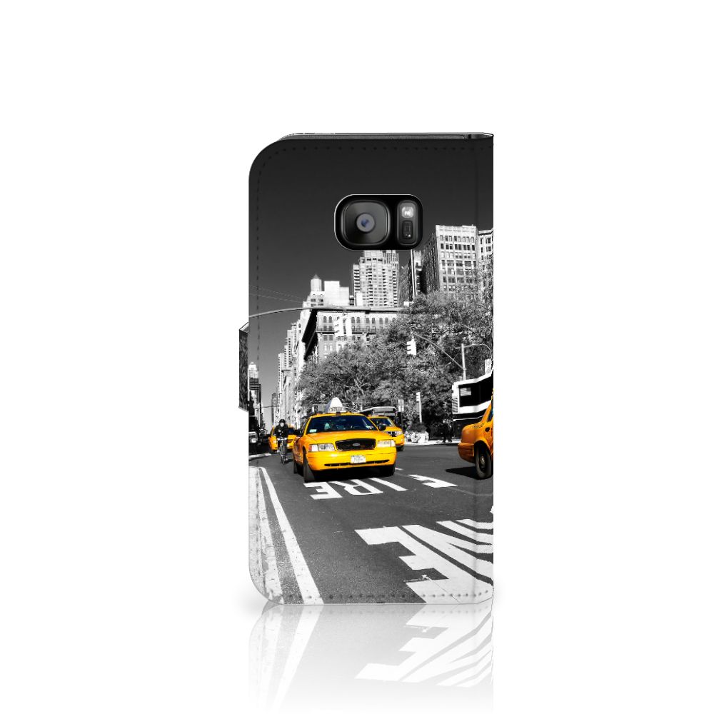 Samsung Galaxy S7 Edge Flip Cover New York Taxi